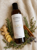 Shampoo vegano JAZOE Hair Care con jengibre, romero y canela - 8 oz